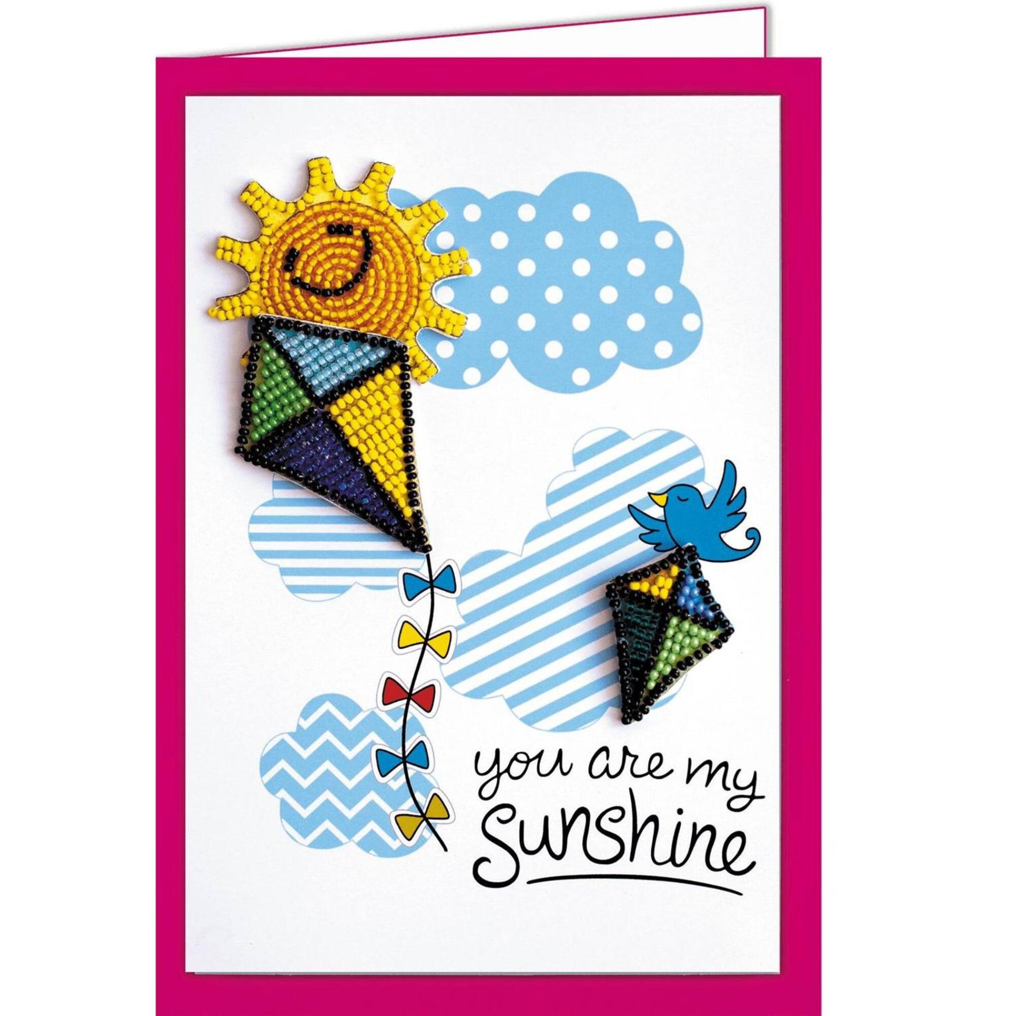 Abris Art Be Pleased of Your Life Postcard Cross Stitch Kit